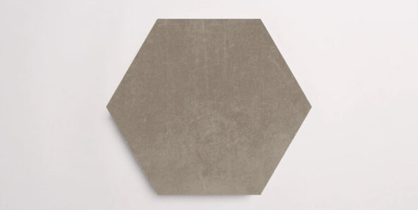 Nasco Stone + Tile Altitude Sand hexagon porcelain tile.