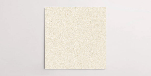 Nasco Stone + Tile's Blake Beige Small Chip terrazzo-look porcelain tile.