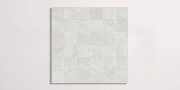 Nasco Stone + Tile GRO 202 2" x 2" porcelain mosaic tile.