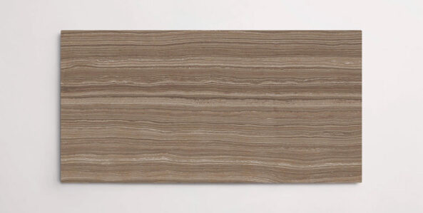 Nasco Stone + Tile Max Mocha 12" x 24" porcelain tile.