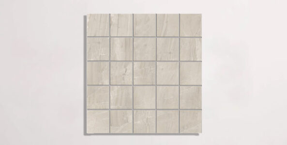 Nasco Stone + Tile Keystone Tortora 2" x 2" porcelain mosaic.